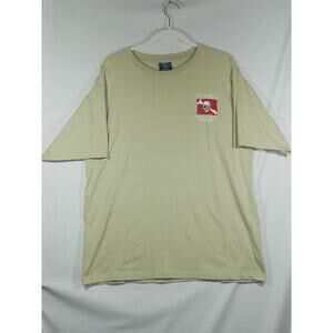 Davison's Of Bermuda T-shirt Men's XL Yellow Pirate Dive CO. Vintage